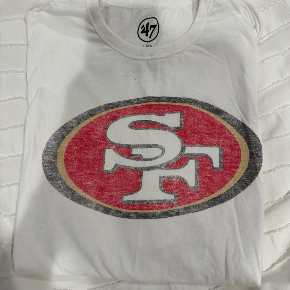 '47 Men's White Long Sleeve Tee